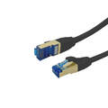ProfiPatch Patchkabel Cat.7 Rohkabel RJ45 PiMF Netzwerk DSL LAN TV schwarz 1,5m