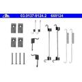 ATE Zubehörsatz Bremsbacken 03.0137-9124.2 hinten für FORD ORION 3 GAL ESCORT 91