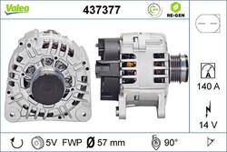 Lichtmaschine Generator Lima VALEO RE-GEN - AT 437377 +71.40€ Pfand für PASSAT 1