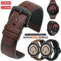 Silikon Leder Armband für Samsung Galaxy Watch 5 4 40/44/42/46mm/Active 2/3 45mm