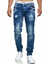 Herren Jeanshosen  Stretch Hose  Jeans  Slim fit  SUPER SKINNY Jeans Blau 