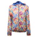 C0238 giacca donna IMPERIAL FLORAL traforata multicolor jacket woman