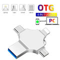 1TB 256G USB 3.0 Flash Drive Memory Stick Type C OTG Thumb For iPhone Android PC