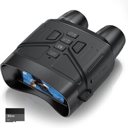 Nachtsichtgerät, Relassy 4K HD Digital Infrarot Fernglas, 4000mAh Wiederaufla...