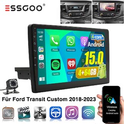Für Ford Transit Custom 2018-2023 Carplay Autoradio Android 15 GPS NAVI 4+64G FM