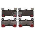 1x ORIGINAL® Febi Bilstein 16842 Bremsbelagsatz, Scheibenbremse Hinten, exkl.