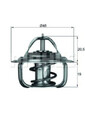 MAHLE Thermostat für VW DERBY,GOLF I II,JETTA I II,PASSAT,POLO,SANTANA,SCIROCCO