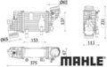 MAHLE CI663000P Ladeluftkühler LLK Turbokühler Kühler für Man für VW 
