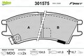 Valeo 301575 Bremsbelagsatz für Scheibenbremse Bremsbelagsatz für Hyundai 