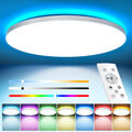 36W LED-Deckenleuchte Dimmbar RGB Deckenlampe Wohnzimmer Mit Fernbedienung