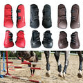 1 Paar Pferdesehnen-Fettschloss-Stiefel Training Springen Stoßdämpfende