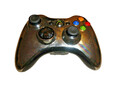 Original Microsoft XBOX 360 Wireless Chrome Silver Silber Edition Controller