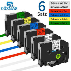 Schriftband TZe-231 12mm 9mm 6mm 18mm 24mm für Brother P-Touch PT E100 H105 1000⭐⭐⭐⭐⭐ Kostenlose Rückgabe&3-Jahres-Qualitätsgarantie