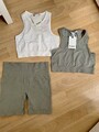 Pull&Bear, Sportkleidung, Seamless Shorts, Seamless Tank-Top (2-er Pack)