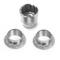 2x Mutter Achsmutter hinten M24x1.5 inkl 12-kant Stecknuss SW30 für Mercedes