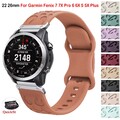 Quick Fit Silikon Armband Für Garmin Fenix 5 6 7 5X Plus 6X 7X Pro 3 HR 965 955