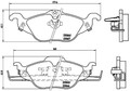 Bremsbelagsatz Scheibenbremse PRIME BREMBO P 59 030 für OPEL CHEVROLET ASTRA CC