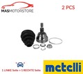 GELENK ANTRIEBSWELLE PAAR WHEEL SIDE METELLI 15-1428 2PCS A FÜR SKODA OCTAVIA I