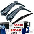 BOSCH AEROTWIN AR653S+H353 SCHEIBENWISCHER VORNE+HINTEN passend für PEUGEOT 206