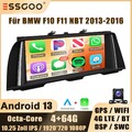 Android 13 Carplay Autoradio KAM 4G Wifi GPS Navi DSP 64G für BMW 5er F10 11 NBT