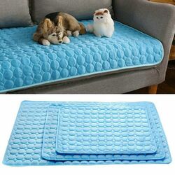 Neu Kühlmatte für Hund Katze Selbstkühlend Kühldecke Kältematte Eismatte 50/60cm
