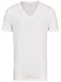 Marvelis Herren T-Shirt Doppelpack Body Fit V-Ausschnitt weiß 2820 00 00