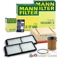 MANN-FILTER INSPEKTIONSPAKET FILTERSATZ A FÜR MAZDA 2 DE 1.6 MZ-CD BJ 08-15