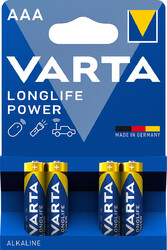 4 x VARTA Longlife Power Batterien AA AAA Mignon Micro 1,5V  + MHD 2034 +