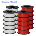 Kingroon 10KG PLA PETG Matte 1,75mm 3D Drucker Filament Bündel Spule Rollen Grau