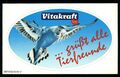 Werbe Aufkleber - VITAKRAFT - 16x10cm - Vintage Reklame Werbung 80er Vogel