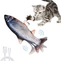 Katzenspielzeug Elektrischer Fisch Pet Flippity Moving Fish Cat Toy 28cm