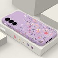 Hülle Für Samsung S25 Ultra S24 FE S23 S22 A16 A15 Geblümt Gemustert TPU Cover