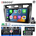 Android 13 Autoradio DAB+ 4+64G CarPlay KAM GPS Navi WIFI Für Ford Fiesta MK5 VI