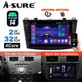 DAB+ Für Mazda 3 2009-2013 BL 9" Android 14 Autoradio GPS Navi BT Carplay 2+32GB