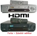 Videorecorder 1 Jahr Garantie VHS HDMI  Videorekorder Original Fernbedienung