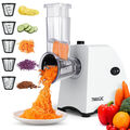 7MAGIC 5 in 1 Elektrische Gemüseschneider Reibemühle Salatschneider Reibe Slicer