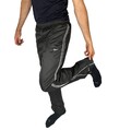Nike Track Pants – Schwarz, Nylon Open-Leg, Herren M, Vintage Look