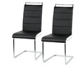 2er Set Esszimmerstuhl Freischwinger Stuhl Stühle Set Schwingstuhl Polsterstuhl 