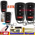 4X 433,92 MHz Universal Funk Fernbedienung Alarmanlage Handsender Garagentor