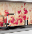 Küchenrückwand selbstklebend Mohnblumen Spritzschutz Folie