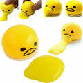 2X Squishy Puking Egg Yolk Squeeze Ball mit gelbem lindern Stressabbau Spielzeug