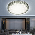 24 Watt LED Deckenleuchte Sternenhimmel Wohnzimmerlampe Effektstrahler anthrazit