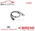 ABS SENSOR DREHZAHLFÜHLER PAAR HINTEN BREMI 50590 2PCS H NEU OE QUALITÄT