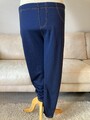 Tolle Damen Leggings Hose JEANS STYLE Gr M-L Blau Viskose Mix STRETCH Weich