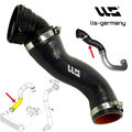 Verstärkter Silikon Ladeluftschlauch für BMW 5er E60 E61 525d 177PS 11617787468