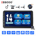 Android 14 Autoradio mit Navi 10.1" Carplay 1 DIN 8 Core 6+128G WiFi 4G GPS Cam