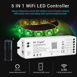 LED remote Controller WiFi 5in1 Milight Miboxer WL5 RGB CCT RGBW Fernbedienung