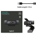 Nagelneu Logitech HD Pro Webcam C920S mit Mikrofon und Abdeckblende