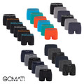 Gomati Herren Seamless Pants (6er Pack) Boxershorts ohne Nähte Microfaser