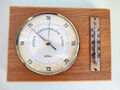 Fischer Barometer mit Thermometer aus Holz